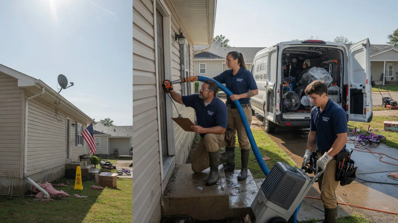 Ceiling Water Damage Restoration in Taswell, IN near me